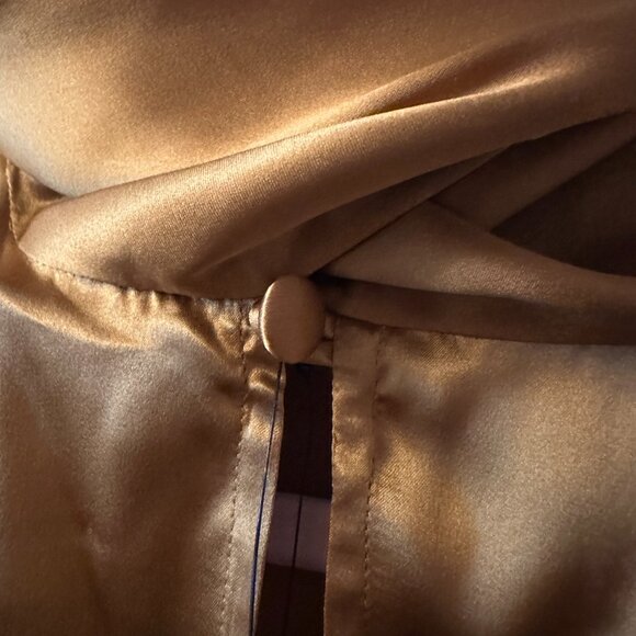 TALLER MARMO Draped silk-satin kaftan - PHOTOS - NOT FOR SALE - Picture 9 of 14